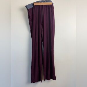 Tommy John second Skin Burgundy Wide Leg  Pajama Pants
